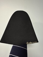 Vintage Unshaped Borsalino Black Fur Felt Hat Body