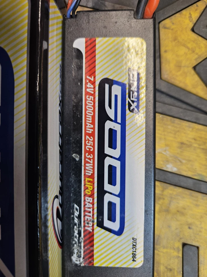 Duration ONYX 7.4v 25C 5000mah 2S Hardcase Lipo Battery Pack for RC Car Boat - Image 2 of 3