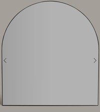 M&S Milan Arch Wall Mirror Black