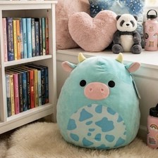 Tuluck the Blue Cow Squishmallow Easter 2023 Ultra Rare Tag Brand New 16"