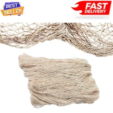 Used Commercial Fishing Net Vintage Fish Netting Old Recycled Reclaimed 14ft New