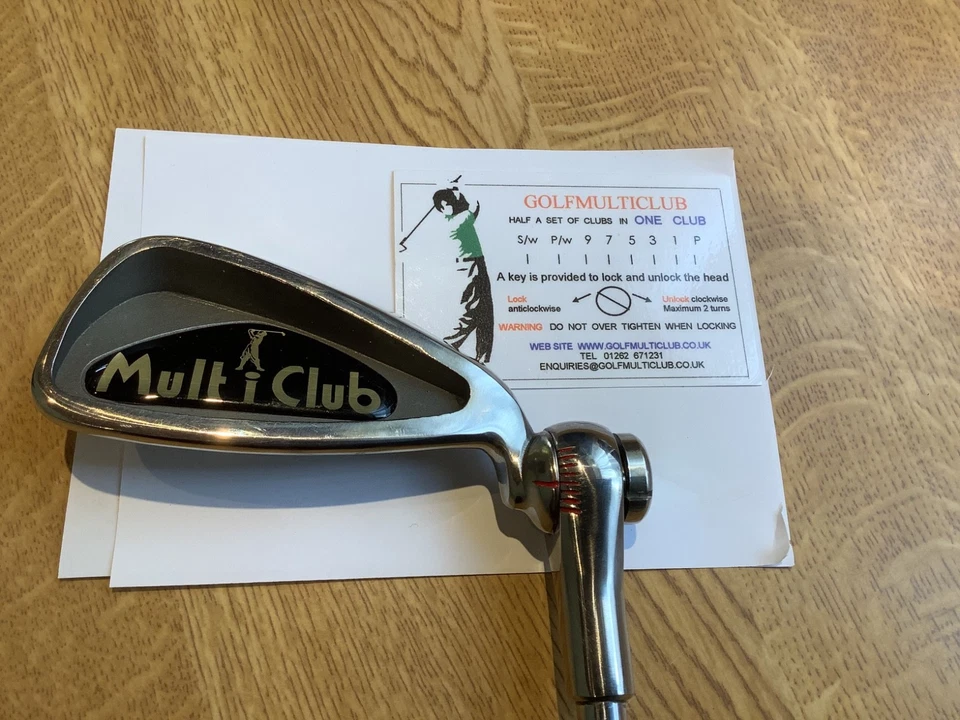Genuine GOLFMULTICLUB 8 clubs in one with a super telescopic shaft very rare - Image 3 of 4
