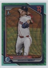 2024 Bowman Draft Chrome Aqua Wave Refractor /125 Brandon Neely #BDC-122 5aj