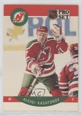 1990-91 Pro Set Alexei Kasatonov (No Quotes Around rookie in Line 5) #169 1a9e