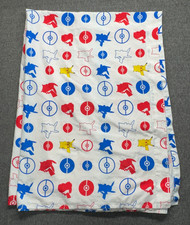 Pokemon Flat Sheet White Red Blue Yellow Pikachu Electric Ignite 2016 56x96
