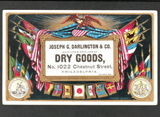 Stunning 1876 Philadelphia Centennial Dry Goo...
