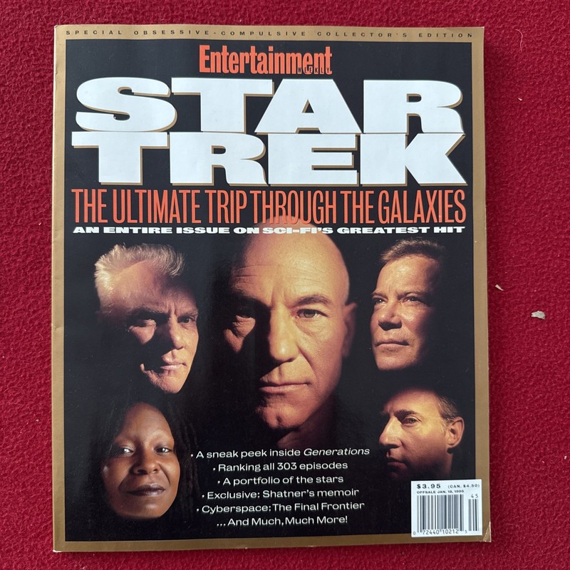 Vintage magazine Star Trek Entertainment weekly Jan 18, 1995