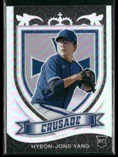 2021 Panini Chronicles Hyeon-Jong Yang Crusade Holo RC #10 Texas Rangers