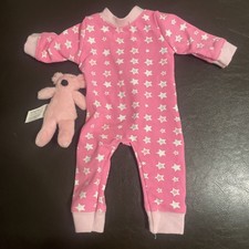Our Generation Doll Clothes Outfit Stars Pajamas Pink Zippered