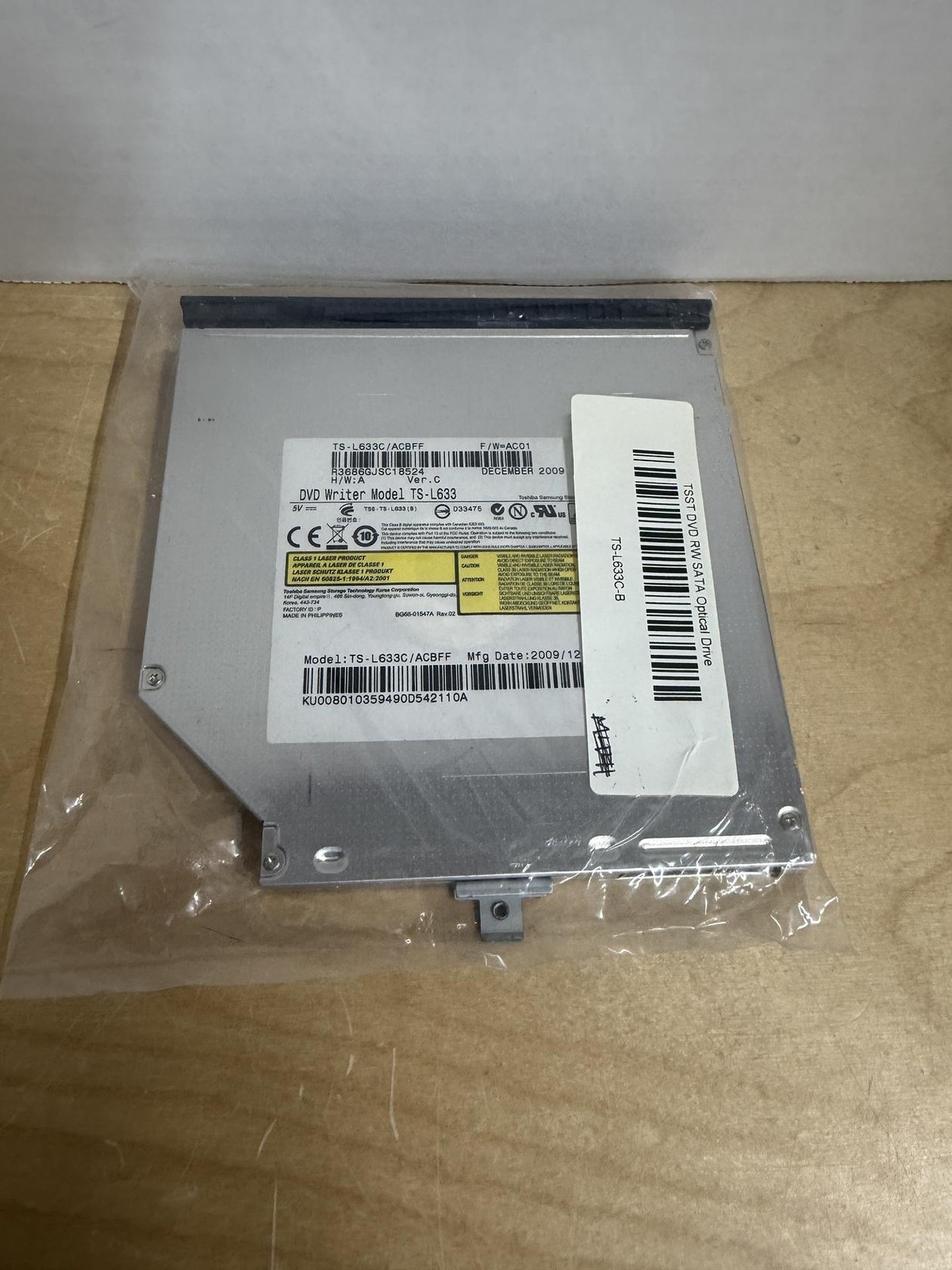 Toshiba Samsung TS-L633 TS-L633C/ACBFF TSST DVD-RW SATA Optical Drive