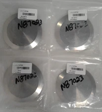 Lot of 4 VNE EG16A4.0 Solid End Cap 4"Type 304 SS 11P795 sanitary cap  - New