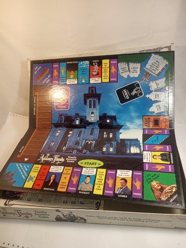 Gioco da tavolo vintage 1991 LA FAMIGLIA ADDAMS riunione di famiglia - Foto 8 di 12