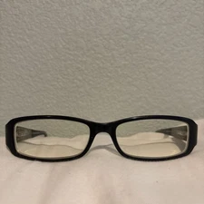 CHELSEA MORGAN CM0024 BK/CR BLACK CRYSTAL EYEGLASSES FRAMES 53-16-135 