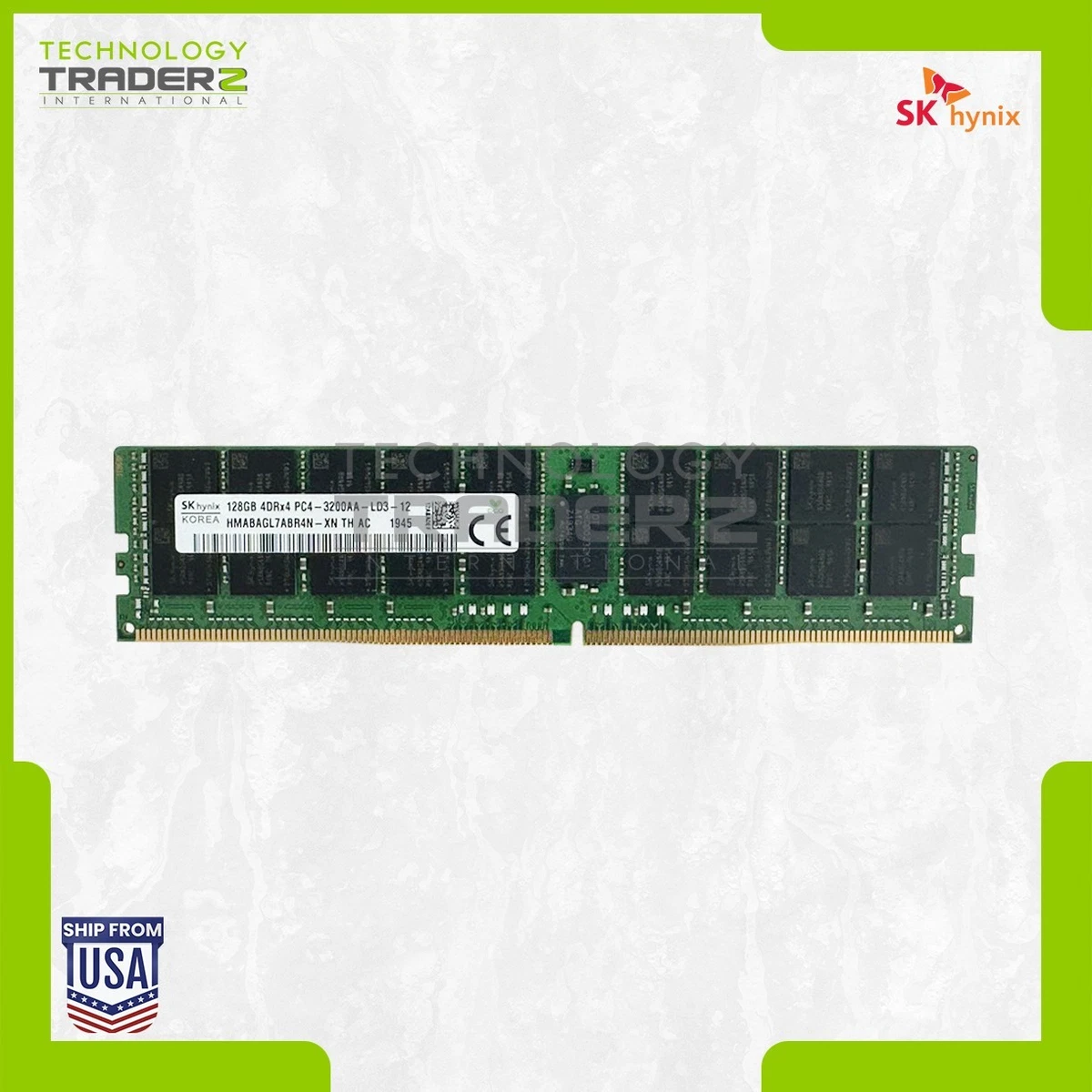 Barrette Mémoire Hynix 16GB DDR3 – 2Rx4 PC3-12800R – Pour Serveur – Occasion