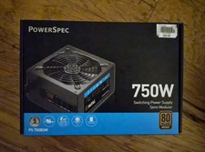 PowerSpec 750W 80 PUS Bronze Certified Semi-Modular Gaming PSU Power Supply