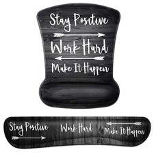 Keyboard Wrist Rest Pad and Ergonomic Mouse Pad Wrist Support Set Stay Positi...