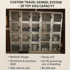 Toy Breed Cage Bank (modular) by East Coast Crates (20 Units)