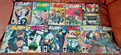 G.I. Joe: A Real American Hero (1985-1988)  Marvel   11 Comic Book Lot