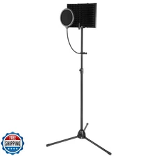 AGPTEK Microphone Studio Recording Kit with Microphone Isolation Shield, Adju