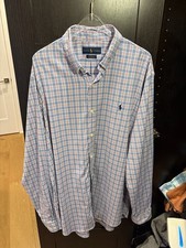 Ralph Lauren Classic Fit Performance Plaid Dress Shirt
