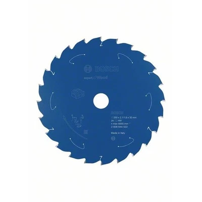 BOSCH Lame De Scie Circulaire Expert Pour Bois, Ø 250 Mm, 24 Dents - Photo 1/2