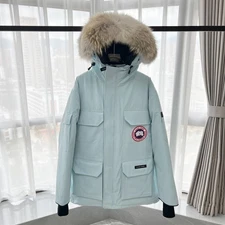 Canada Goose 08 Expedition Parka, sky blue women's down jacket