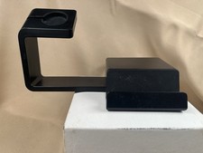 Watch Charging Stand Dock Dual USB Phone Charging Station Black