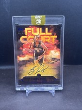 Jalen Rose 2025-26 Topps 3 Basketball Full Court Signs Blue 11/15 AUTO Pacer TF1
