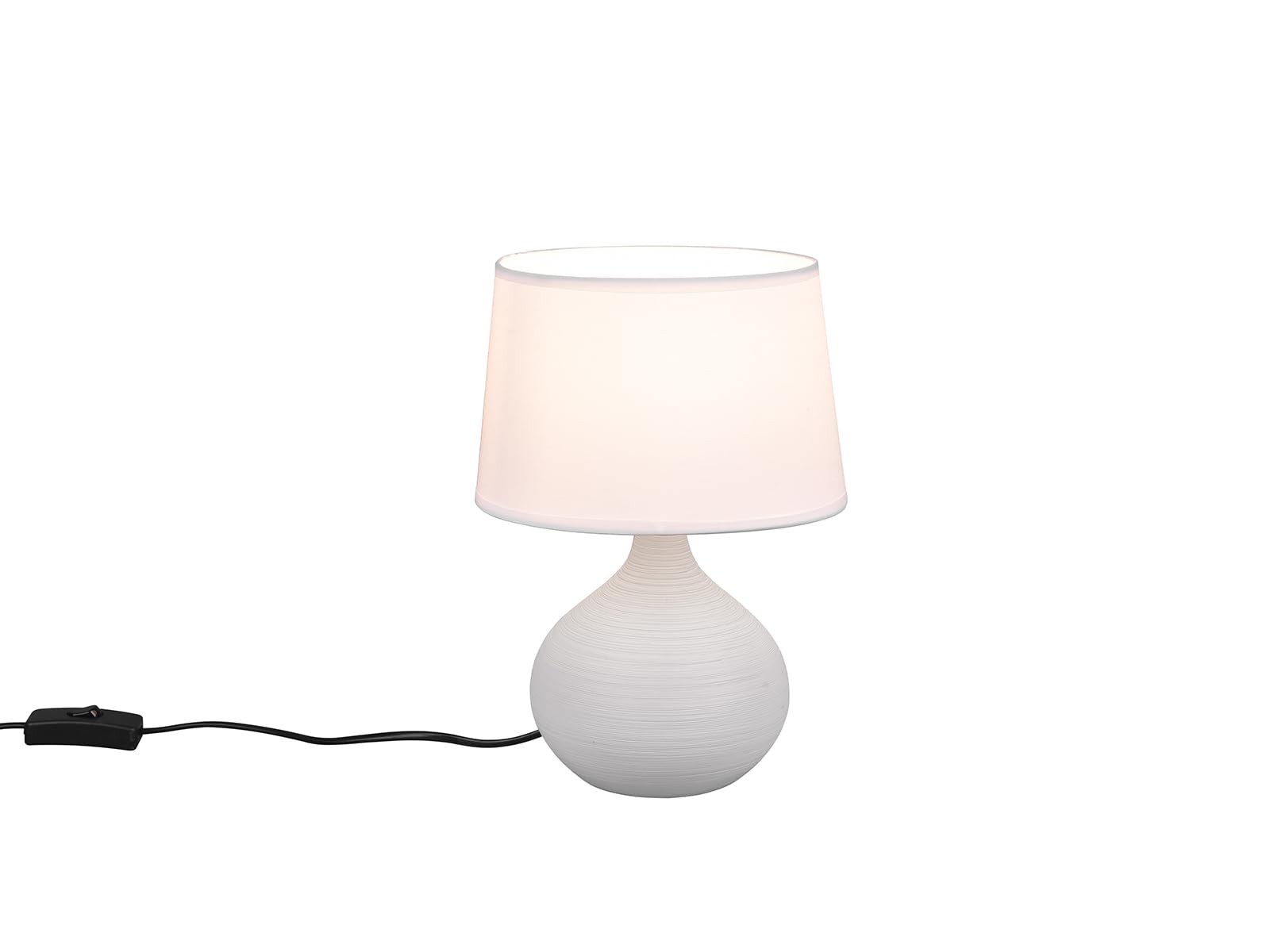 Lampe de table blanche Martin E14 par Reality pour chevet et bureau