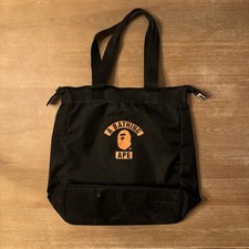 Bape Summer Block Print Logo Tote Bag, Used, 100 Authentic, SHIPS FAST