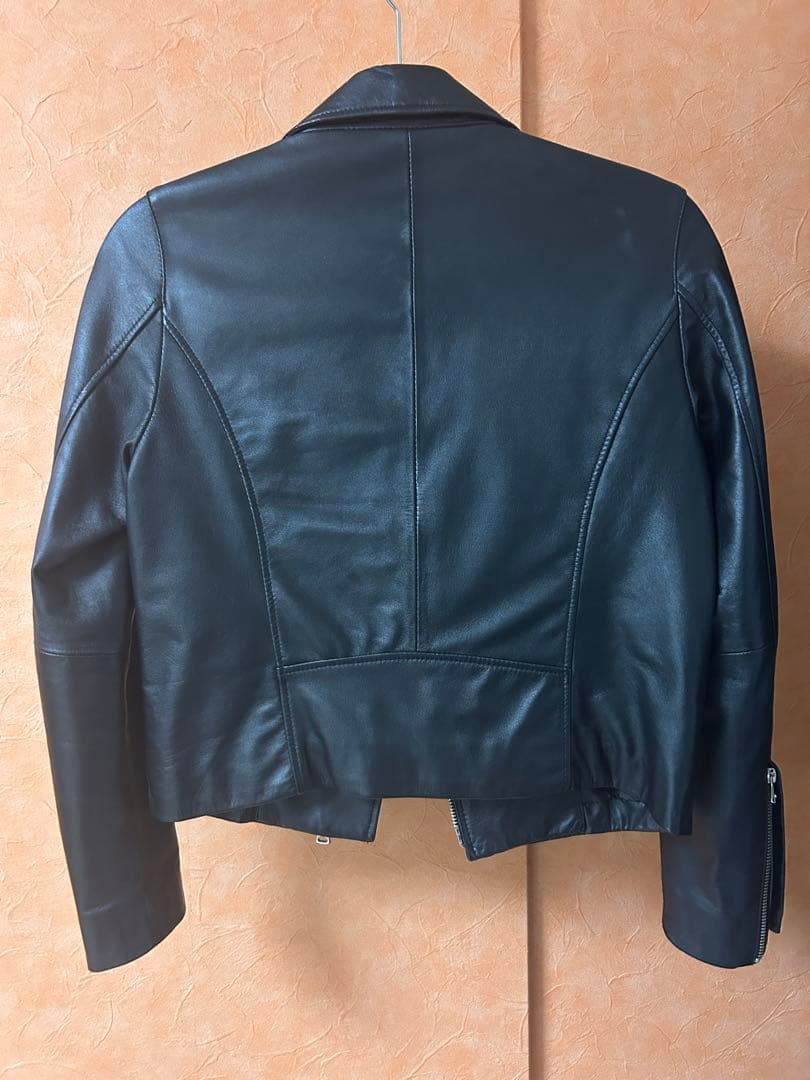 S Size Leather Jacket Studious Riders Slightly Di… - image 2
