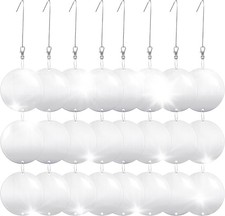 Reflective Bird Scare Discs Set, 24PCS Large Double-Sided Bird Deterrents for Ou