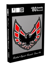 1980 Firebird And Trans Am Assembly Manual Bound Includes Turbo Pontiac Factory