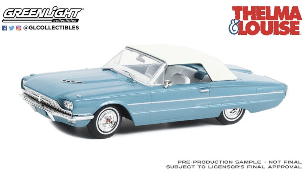 Greenlight GL86619 Thelma And Louise (1991 Movie) 1966 Ford Thunderbird Top Up