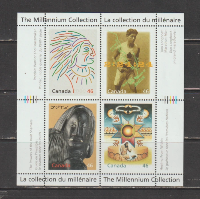 Canada 2000 The Millennium Collection Souvenir Sheet MNH - Image 1 of 1