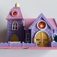 Vintage Polly Pocket Wedding Chapel  Bride Figure Bluebird Toys Pollyville 1993