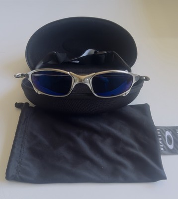OAKLEY TITANIUM ICE IRIDIUM X METAL WITH Slash Strap Read | eBay