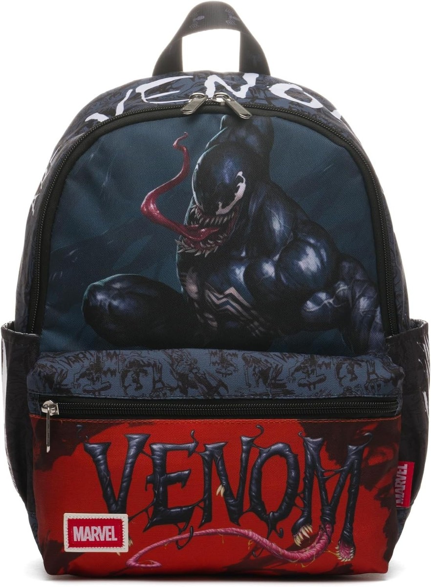 Marvel Venom Black Backpack with White and Red Details VENOM: SHARK BACKPACK – SPRAYGROUND® main image 2