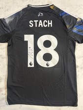 SIGNED ANTON STACH LEEDS UNITED FC SHIRT **COA** PREMIER LEAGUE 