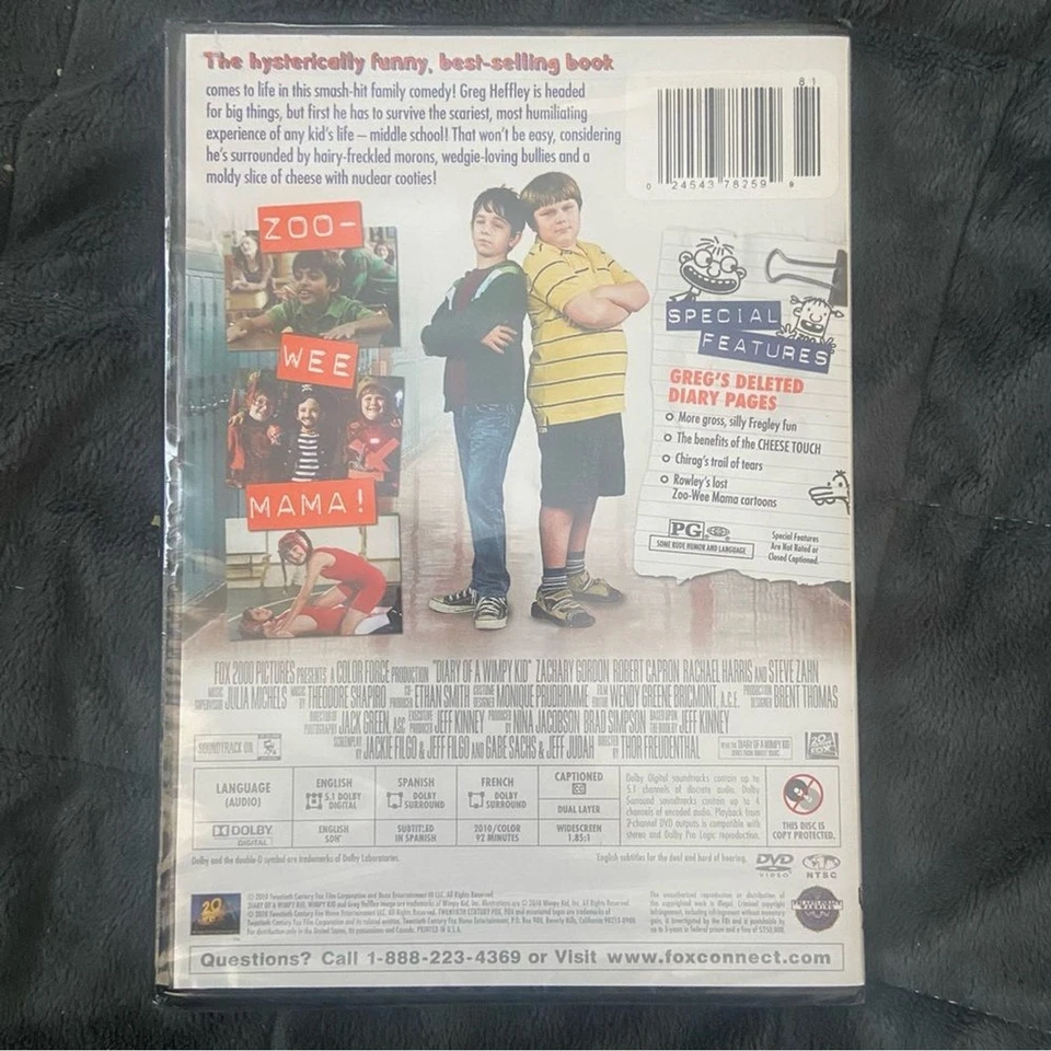 NEW Diary of a Wimpy Kid Movie DVD - Image 2 of 2