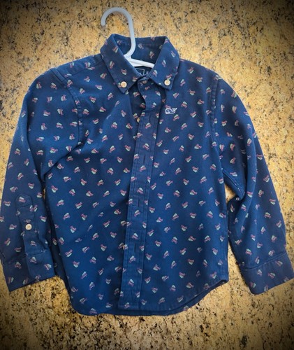 Vineyard Vines Christmas Truck Flannel 2t - Picture 1 of 3