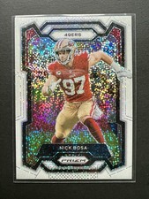 2023 Panini Prizm Nick Bosa White Sparkle SSP 49ers MINT