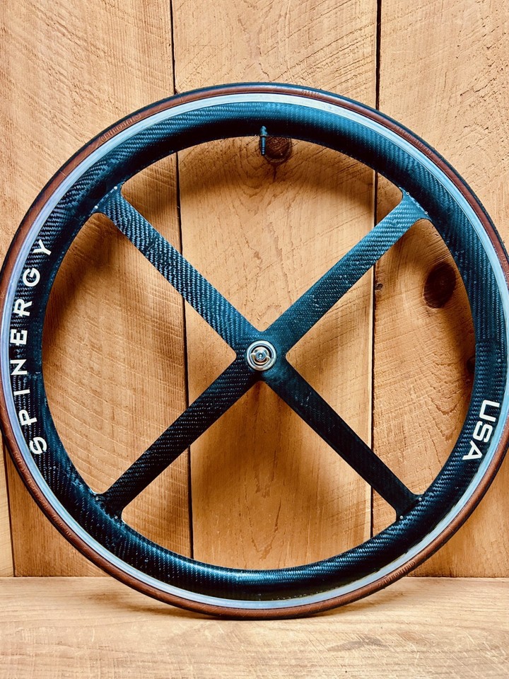 Roue Arrière Spinergy Rev X 700C Tubulaire Vintage - Pour Pièces, Sans Moyeu Intérieur
