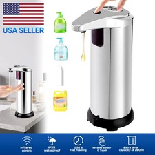 Automatic Sensor Liquid Soap Dispenser 280ML Rechargeable for Kitchen Bathroom