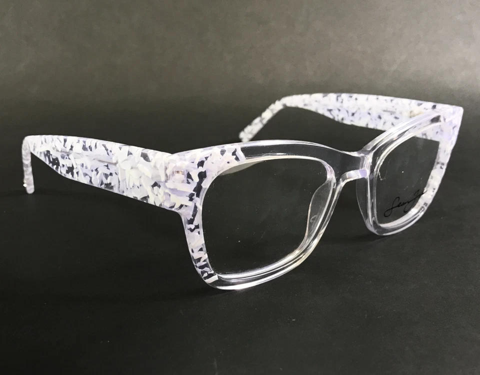 Sean John Eyeglasses Frames SJLO6026 971 Crystal Clear White Cat Eye 52-20-140 - Image 2 of 4