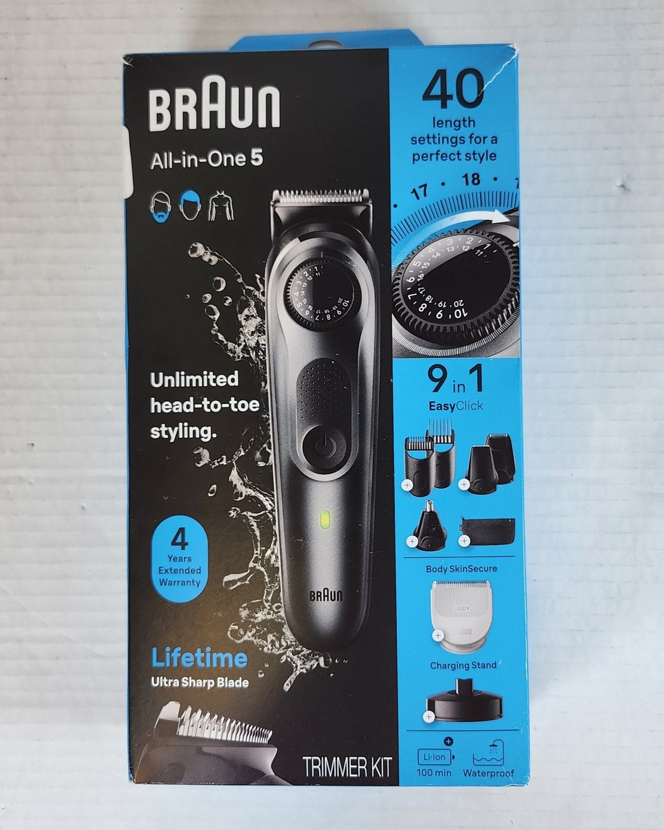 新品　ブラウン　Braun　All-in-One 5 Trimmer 9in1 Amazon.com: Braun All-in-One Style Kit Series 5 5490, 9-in-1