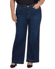 Nydj Plus Teresa Midnight Breeze Wide Leg Jean Women's