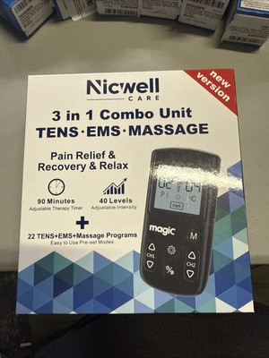Nicwell Care 3 In 1 Combo Unit Tens EMS Massage.