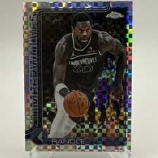 2025-26 Topps Chrome Julius Randle X-Fractor Minnesota Timberwolves #123