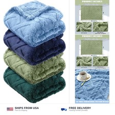 VitalCozy 4 Pcs Fleece Baby Blankets for Boys Girls 3D Soft Plush Warm Baby R...
